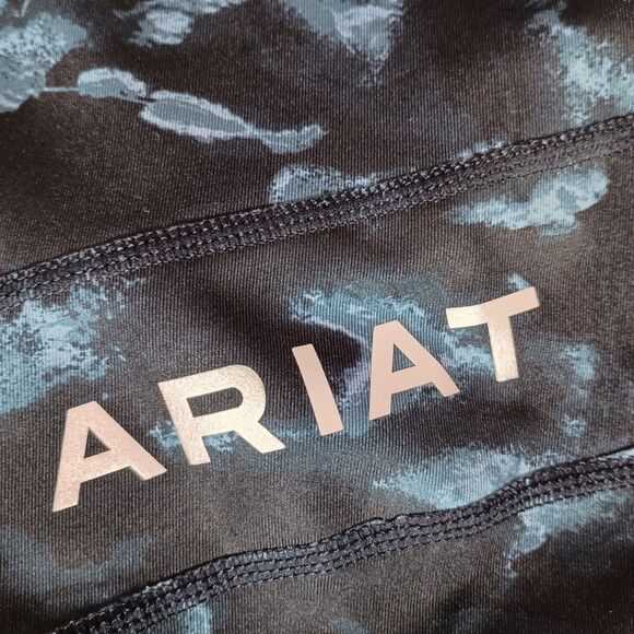 Ariat Tek Leggings Eos Knee Patch Blue Camo Womens Large - Picture 5 of 7